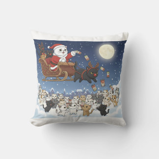 Paper&Pukku Merry Christmas! Throw Pillow Kudde