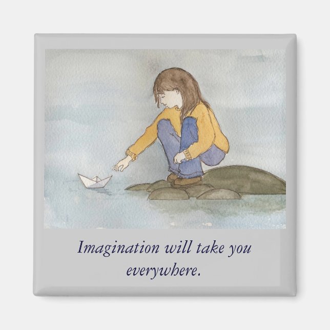 Paperboat-magnet Magnet (Framsidan)