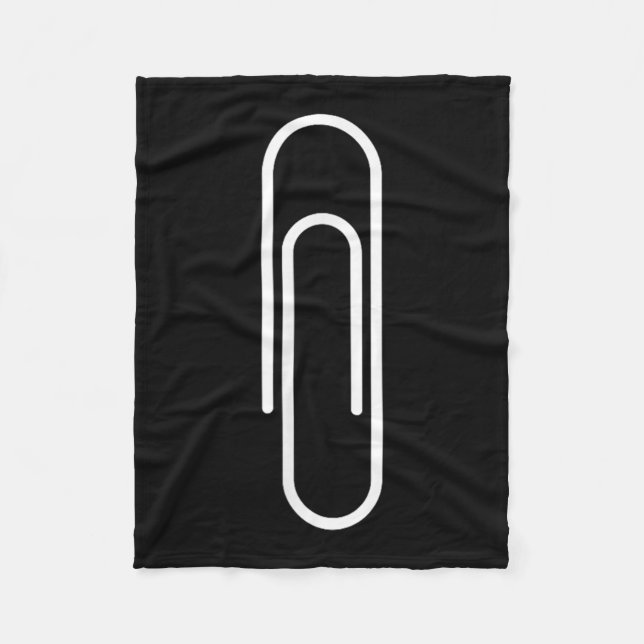 Paperclip, Funny, Jokes, Sarcastic  Fleecefilt (Framsidan)