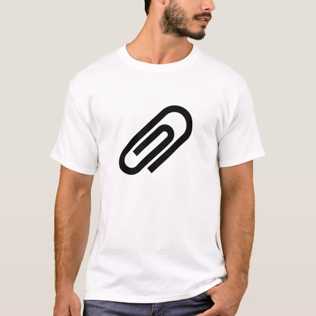 PaperclipPictogramT-tröja T Shirt (Framsida)