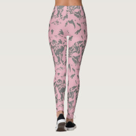 Papercut inspiration leggings