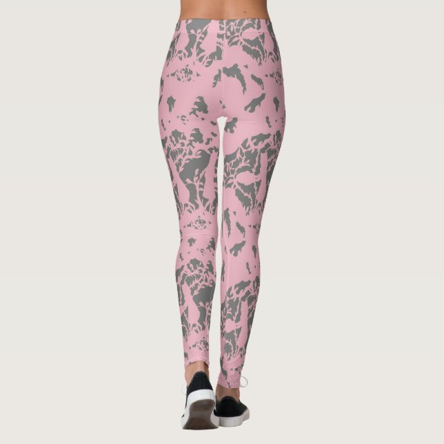 Papercut inspiration leggings (Baksida)