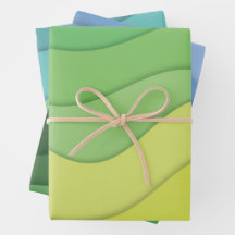 Papercut vågar, färglös abstrakt utformning