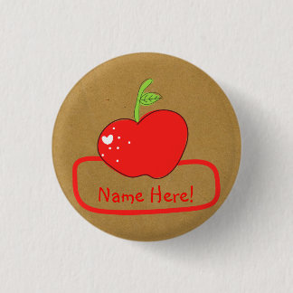 PaperFruit Apple namnemblem Knapp