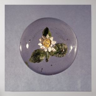Paperweight, Pantin Workshop, 1850 Poster