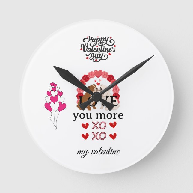 Paperweight Rund Klocka (Framsida)