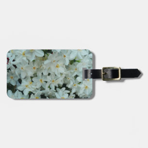 Paperwhite Narcissus delikata vita blommor Bagagebricka