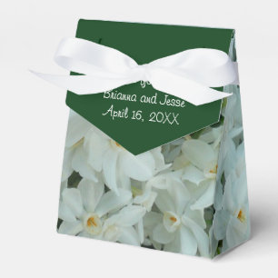 Paperwhite Narcissus delikata vita blommor Presentaskar