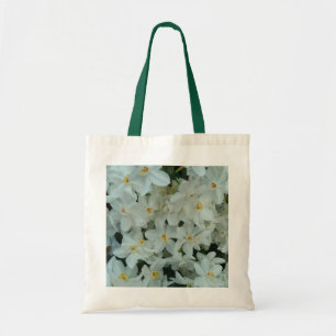 Paperwhite Narcissus delikata vita blommor Tygkasse