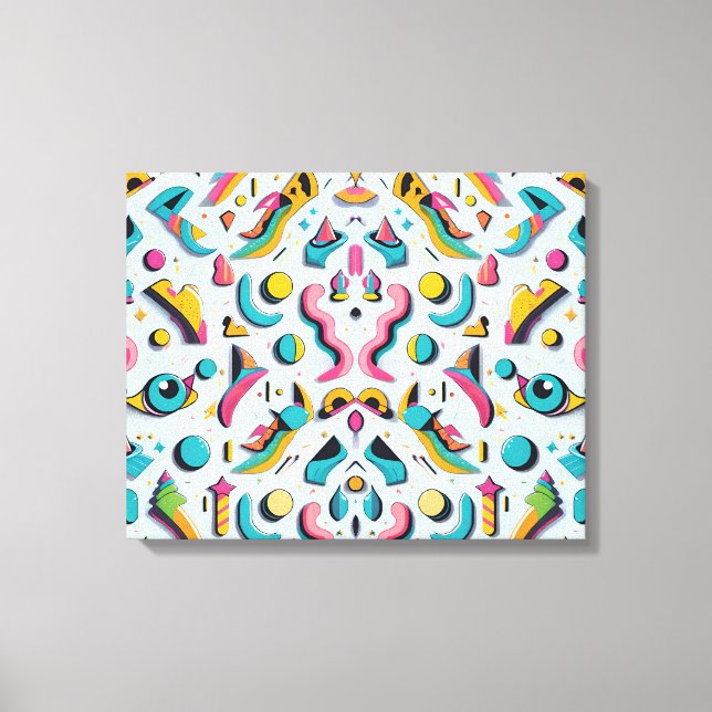 Paperwhite Party Popper - Ken Gage Art Canvastryck (Framsida)