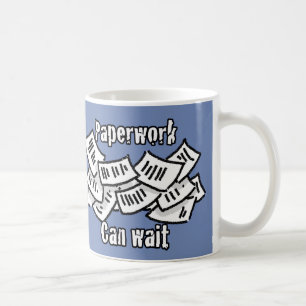 Paperwork kan vänta. kaffemugg