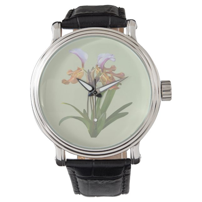 Paphiopedilum Orchids Intertwed Armbandsur (Framsida)