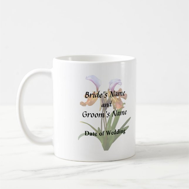 Paphiopedilum Orchids Intertwed Kaffemugg (Vänster)