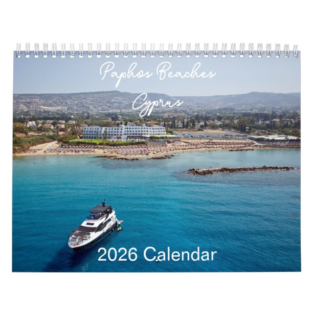 Paphos Beacher Calendar by PaphosLife Kalender (Omslag)