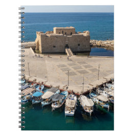Paphos Castle & Harbour - originalfotografi Anteckningsbok