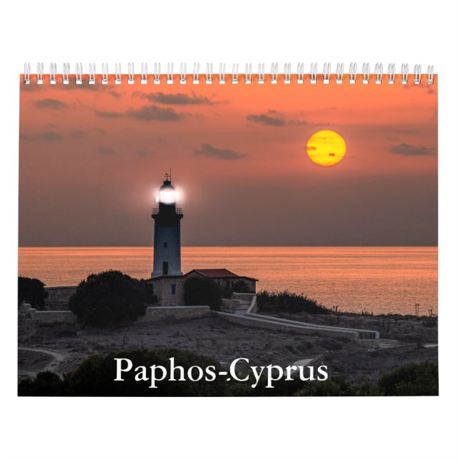 Paphos-Cyprus Calendar Kalender (Omslag)