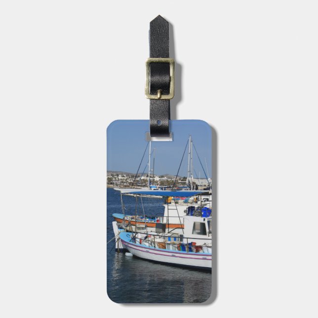 Paphos hamn bagagebricka (Vertikal Framsida)