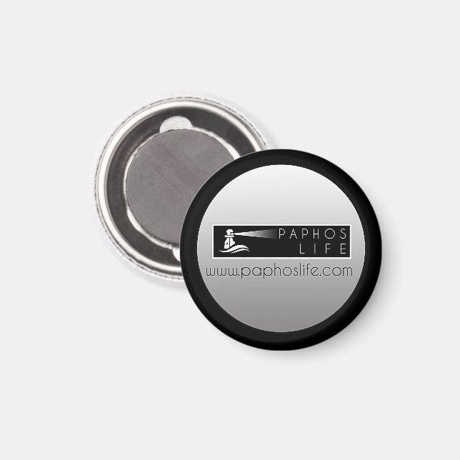 Paphos Life Cirkulär Logo Magnet (Front/Back)