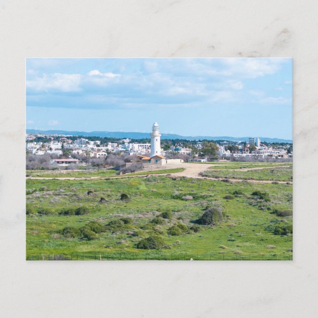 Paphos Lighthouse, Cypern Vykort (Framsida)