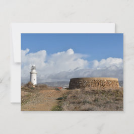 Paphos Lighthouse, Cypern Vykort