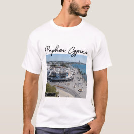 Paphos Seafront drone view 2 T Shirt