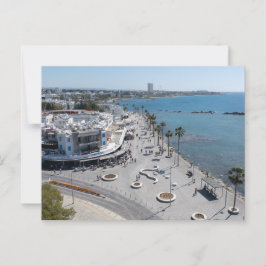 Paphos Seafront drone-vy Vykort