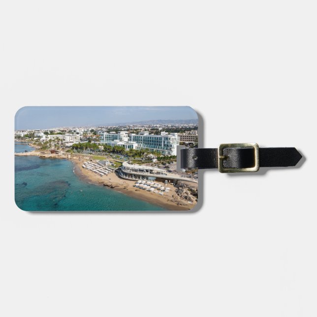 Paphos SODAP strand och Amavi-hotell Bagagebricka (Horisontell Framsida)
