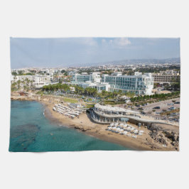 Paphos SODAP-stranden och Amavi Hotel Kökshandduk
