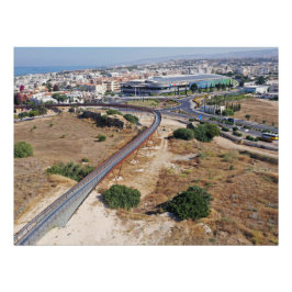 Paphos walkway och Kung Avenue Mall Perfect Poster