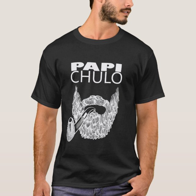 papi chulo dia del padre Fars dag coola Birthday T Shirt (Framsida)