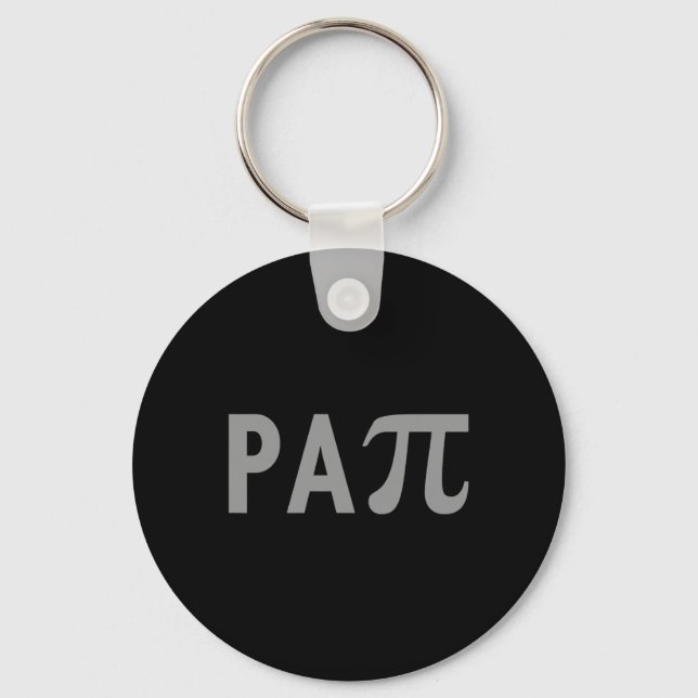 Papi Puns Roligt Fars dag-utrustning för matlagnin Nyckelring (Framsida)
