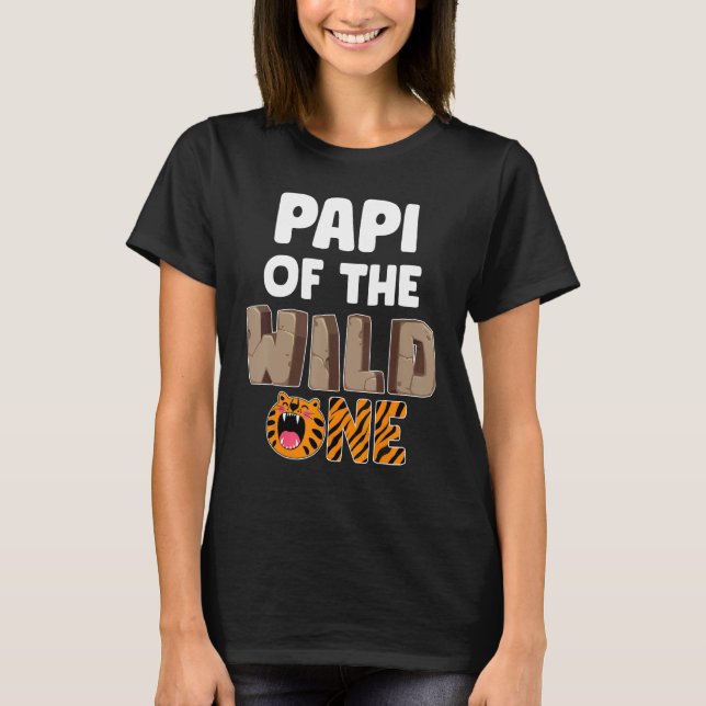 Papi Vild ett djurparker som möttes vid första föd T Shirt (Framsida)