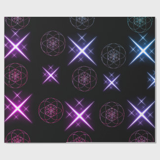 papier cadeau fleur de vie  presentpapper