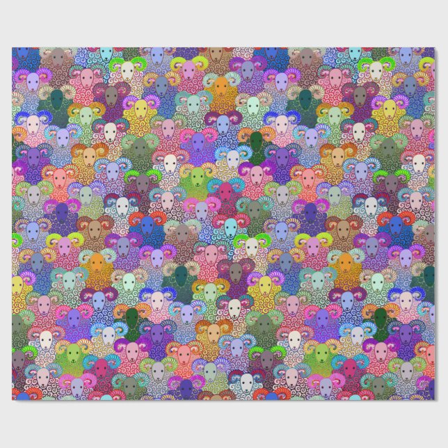 Papier cadeau The Sheep With the Magical Horns Presentpapper (Platt)