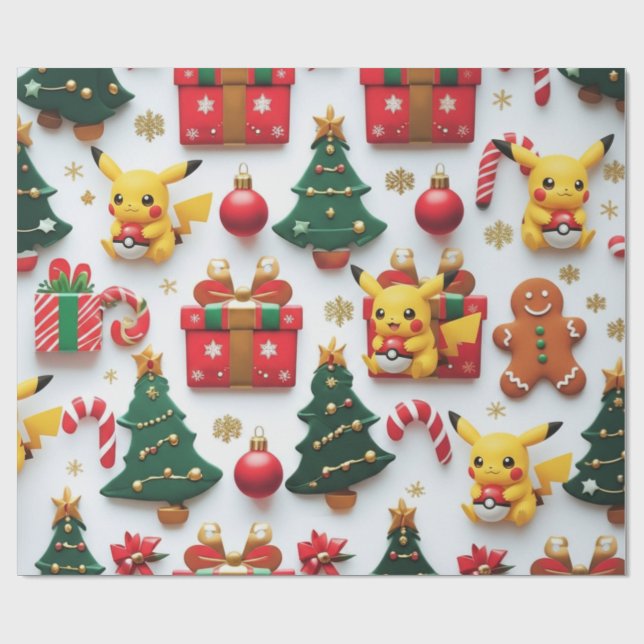 papier cadeaux Pokémon Presentpapper (Platt)