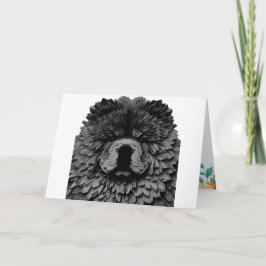 PAPIER MIRAGE black Chow Kort