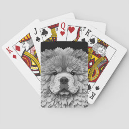 PAPIER MIRAGE Blue Chow Casinokort