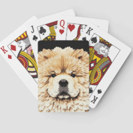 PAPIER MIRAGE Cream Chow Casinokort