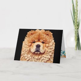 PAPIER MIRAGE Red Chow Kort