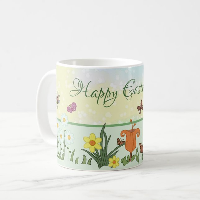 Papierfrühling Ostern  Kaffemugg (Framsida vänster)