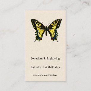 Papilio machaon - Old World Swallowtail Butterfly Visitkort
