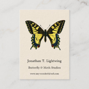 Papilio machaon - Old World Swallowtail Butterfly Visitkort