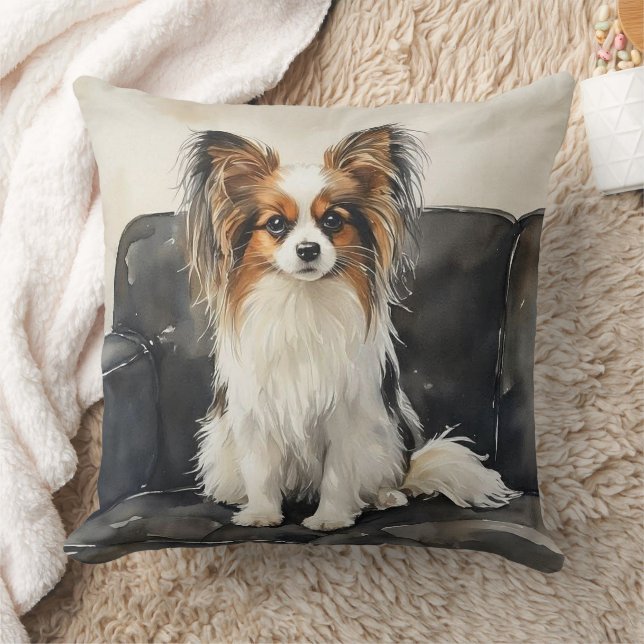 Papillion Acrylic Photo Tile Kudde (Filt)