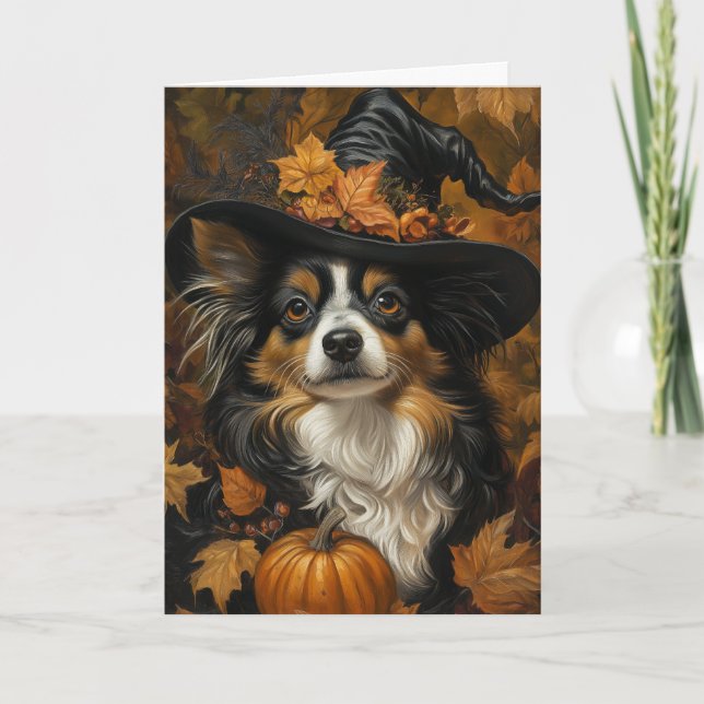Papillion Halloween Helgkort (Framsida)