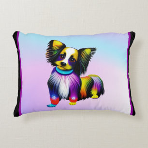 Papillion Pop Art Pastel Prydnadskudde