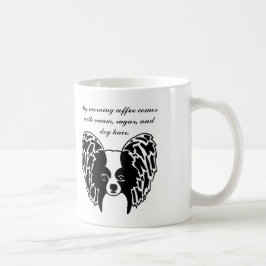 Papillon ansiktemugg kaffemugg