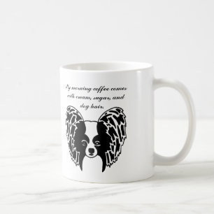 Papillon ansiktemugg kaffemugg