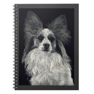 Papillon anteckningsbok - "Sparkles ", Med Spiral