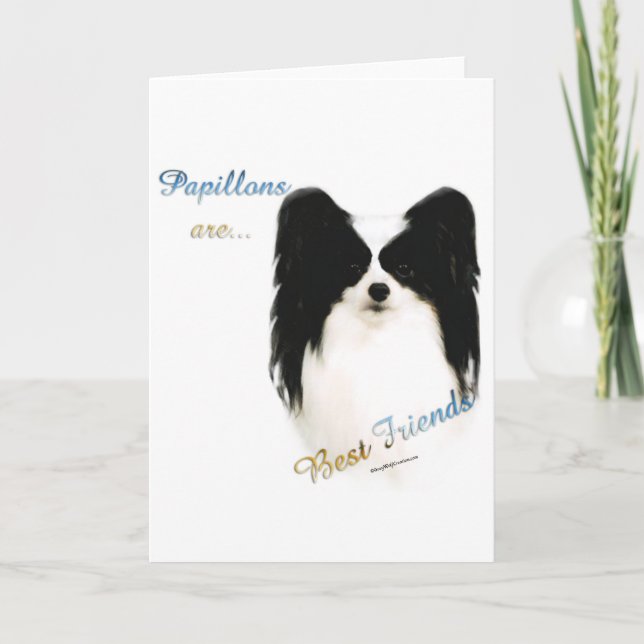 Papillon Best Friend 2 Kort (Framsida)