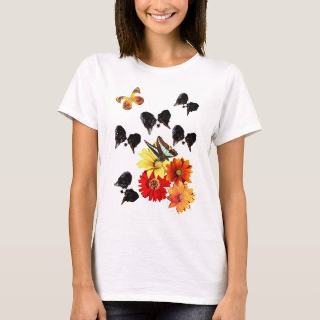 Papillon Butterfly Gifts Tee (Framsida)